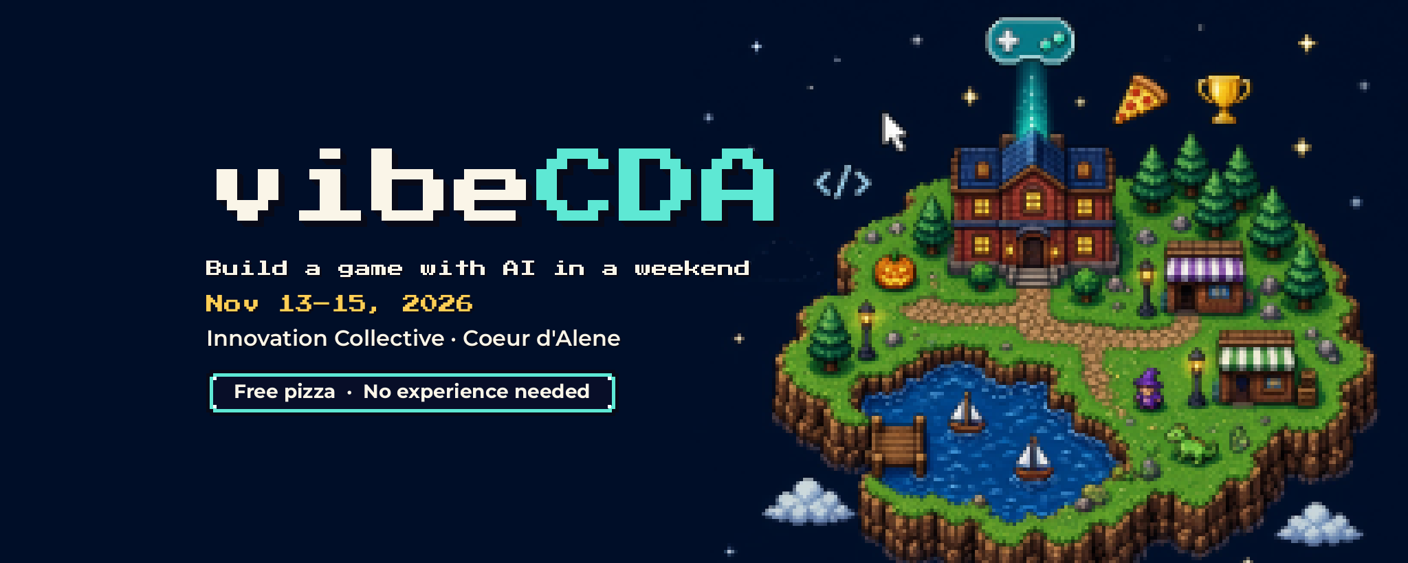 vibeCDA pixel-art cover art